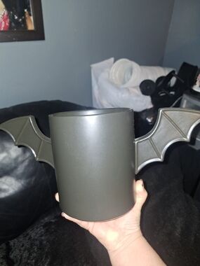 Bat Wing Ceramic Canister  - Black